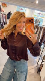 Estelle Shirt - Chocolate Plum - Afbeelding 2