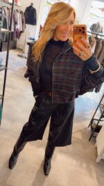 Blake Check Bomber - Black - Afbeelding 2